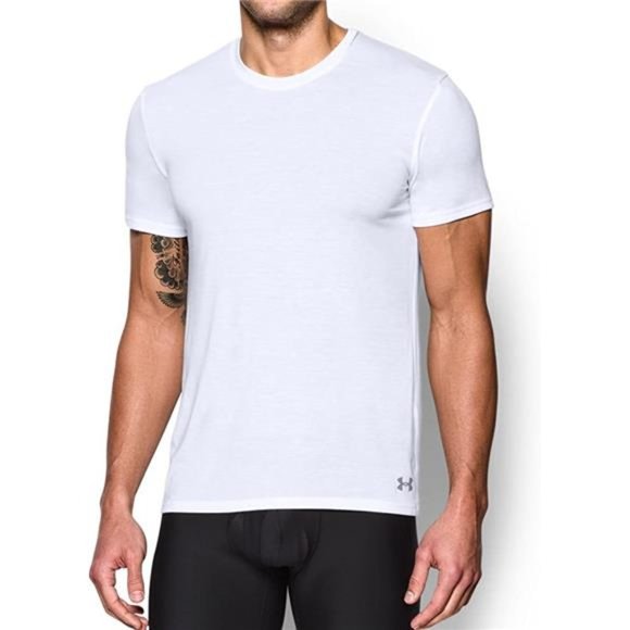 Under Armour UA Core Crew Undershirt – 2-Pack XXL White - Picture 1 of 4